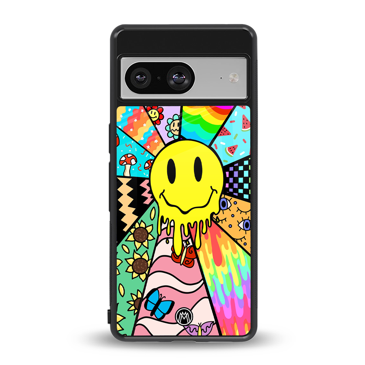 y2k doodle back phone cover | glass case for Google Pixel 8