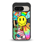 y2k doodle back phone cover | glass case for google pixel 9
