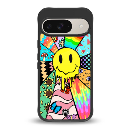 y2k doodle back phone cover | glass case for google pixel 9