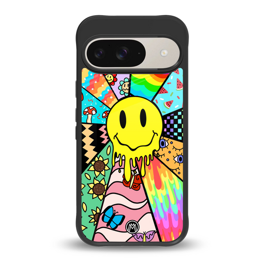 y2k doodle back phone cover | glass case for google pixel 9