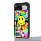 y2k doodle back phone cover | glass case for google pixel 9