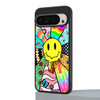 y2k doodle back phone cover | glass case for google pixel 9 pro