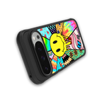 y2k doodle back phone cover | glass case for google pixel 9 pro
