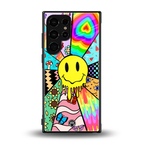 y2k doodle back phone cover | glass case for samsung galaxy s23 ultra