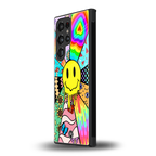 y2k doodle back phone cover | glass case for samsung galaxy s23 ultra