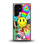 y2k doodle back phone cover | glass case for samsung galaxy s25 ultra
