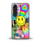 y2k doodle back phone cover | glass case for samsung galaxy s24