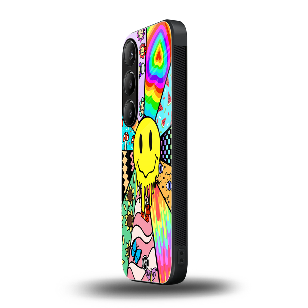 y2k doodle back phone cover | glass case for samsung galaxy s24