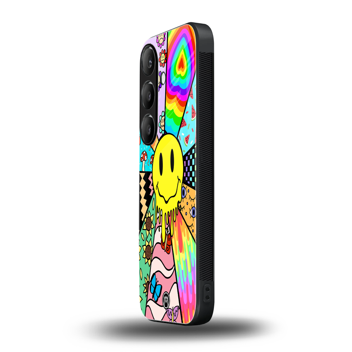 y2k doodle back phone cover | glass case for samsung galaxy s24 plus