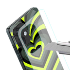 y2k emerald green hearts back phone cover | glass case for oneplus nord ce 3