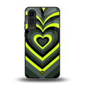 y2k emerald green hearts back phone cover | glass case for oneplus nord ce 4 lite