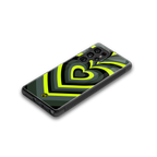 y2k emerald green hearts back phone cover | glass case for samsung galaxy s25 ultra