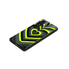 y2k emerald green hearts back phone cover | glass case for samsung galaxy s25