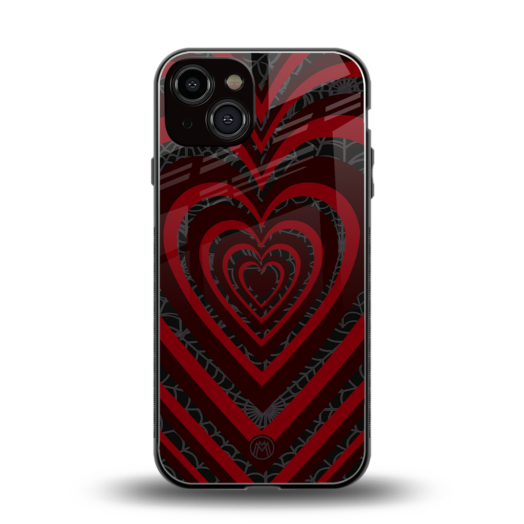 y2k hearts x spider back phone cover | glass case for iphone 13
