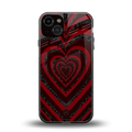 y2k hearts x spider back phone cover | glass case for iphone 13