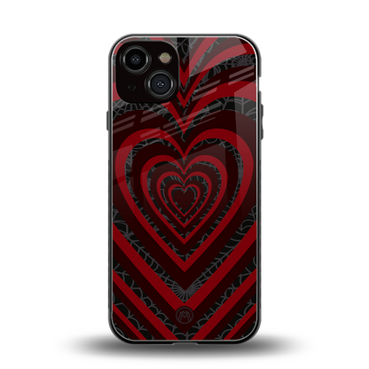 y2k hearts x spider back phone cover | glass case for iphone 13