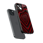 y2k hearts x spider back phone cover | glass case for iphone 13