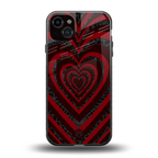 y2k hearts x spider back phone cover | glass case for iphone 14 plus