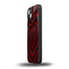 y2k hearts x spider back phone cover | glass case for iphone 15 plus