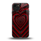 y2k hearts x spider back phone cover | glass case for iphone 15