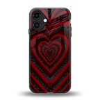 y2k hearts x spider back phone cover | glass case for iphone 16 plus