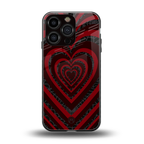 y2k hearts x spider back phone cover | glass case for iphone 16 pro