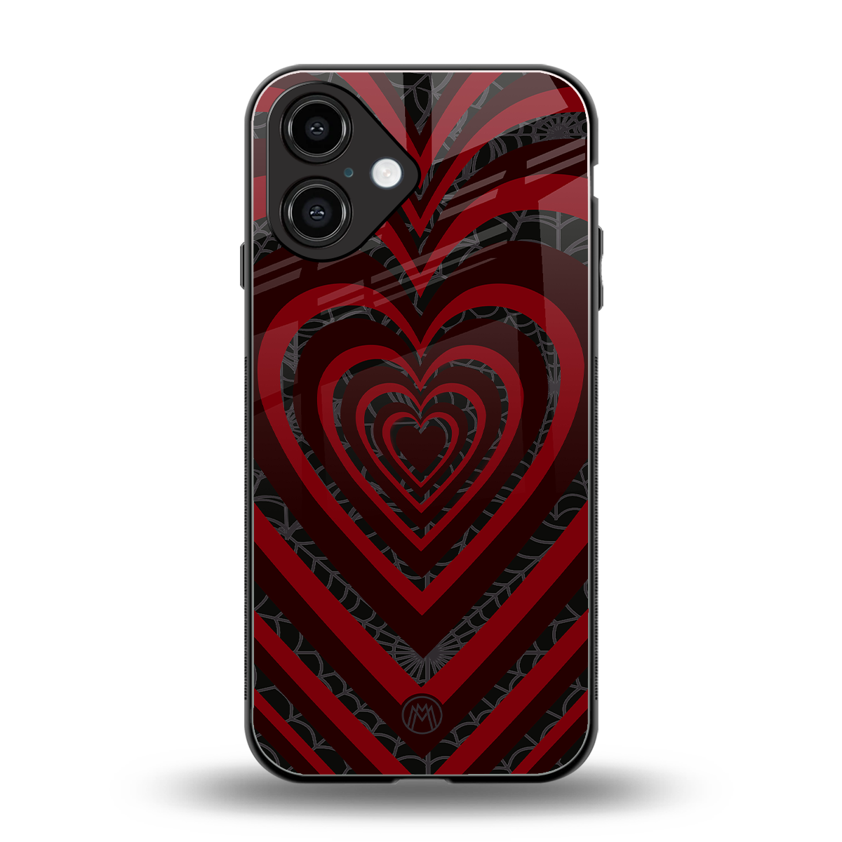 y2k hearts x spider back phone cover | glass case for iphone 16
