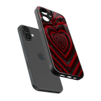 y2k hearts x spider back phone cover | glass case for iphone 16