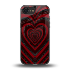 y2k hearts x spider back phone cover | glass case for iphone 16e