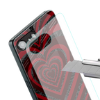 y2k hearts x spider back phone cover | glass case for iphone 16e