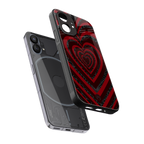 y2k hearts x spider back phone cover | glass case for nothing phone 1