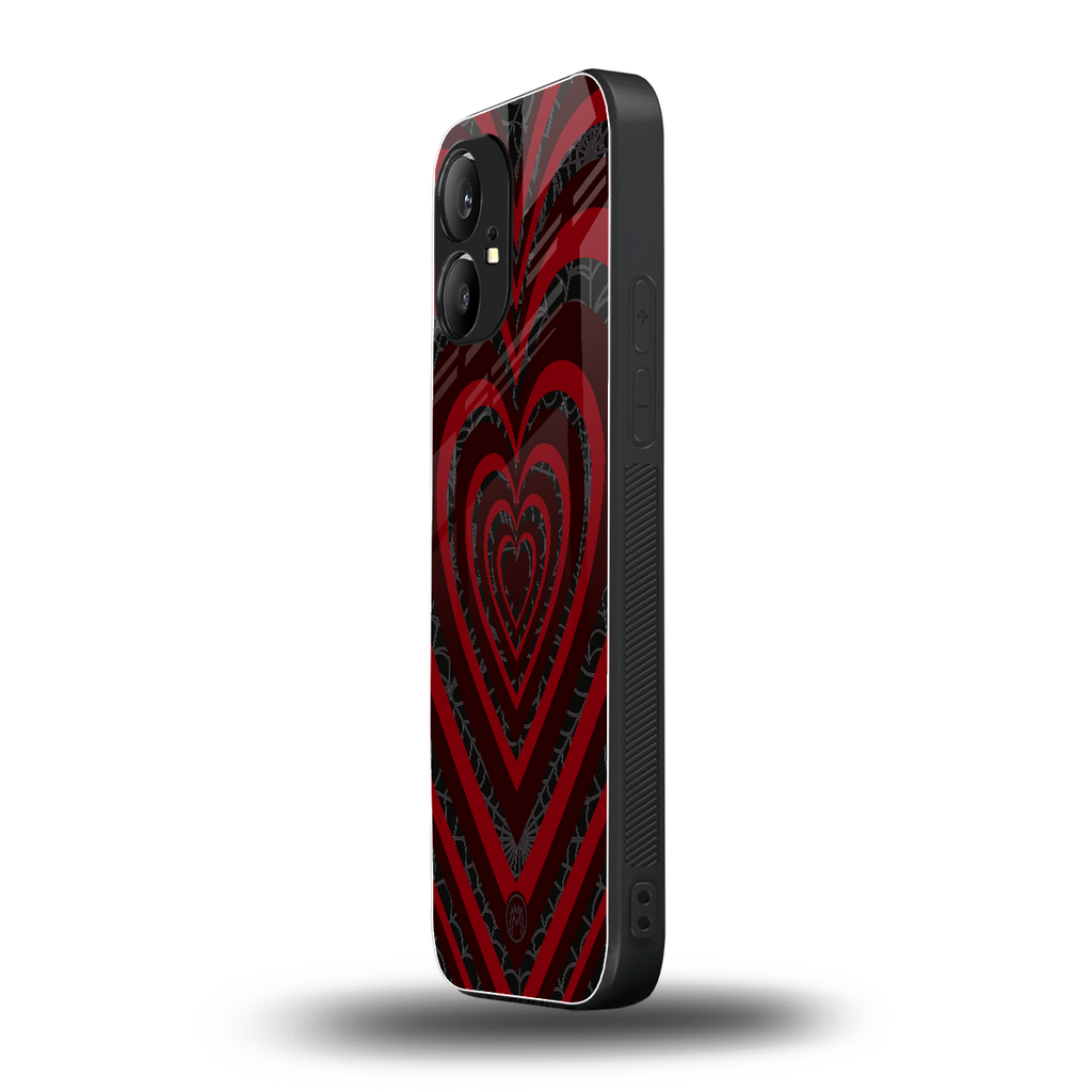 y2k hearts x spider back phone cover | glass case for nothing phone 1