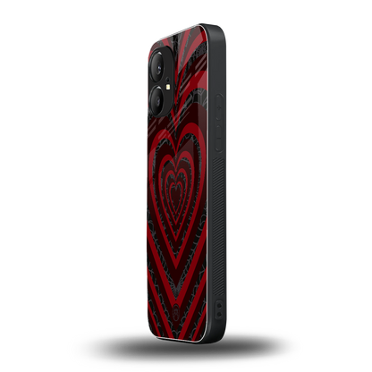 y2k hearts x spider back phone cover | glass case for nothing phone 1