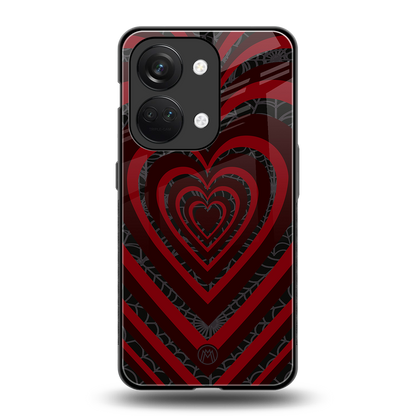 y2k hearts x spider back phone cover | glass case for oneplus nord 3