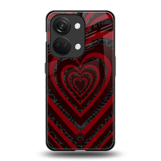 y2k hearts x spider back phone cover | glass case for oneplus nord 3