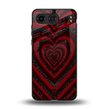 y2k hearts x spider back phone cover | glass case for oneplus nord 4