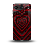 y2k hearts x spider back phone cover | glass case for oneplus nord 4