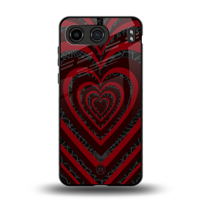 y2k hearts x spider back phone cover | glass case for oneplus nord 4