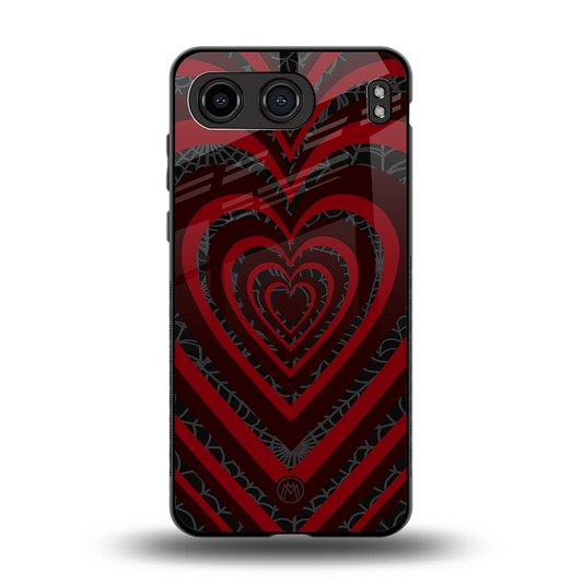 y2k hearts x spider back phone cover | glass case for oneplus nord 4