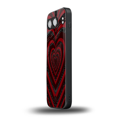 y2k hearts x spider back phone cover | glass case for oneplus nord 4
