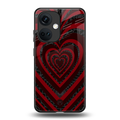 y2k hearts x spider back phone cover | glass case for oneplus nord ce 3