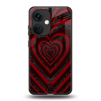 y2k hearts x spider back phone cover | glass case for oneplus nord ce 3