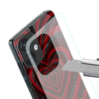 y2k hearts x spider back phone cover | glass case for oneplus nord ce 3