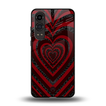 y2k hearts x spider back phone cover | glass case for oneplus nord ce 4 lite