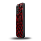 y2k hearts x spider back phone cover | glass case for oneplus nord ce 4 lite