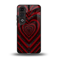 y2k hearts x spider back phone cover | glass case for oneplus nord ce 4