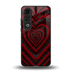 y2k hearts x spider back phone cover | glass case for oneplus nord ce 4