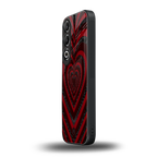 y2k hearts x spider back phone cover | glass case for oneplus nord ce 4