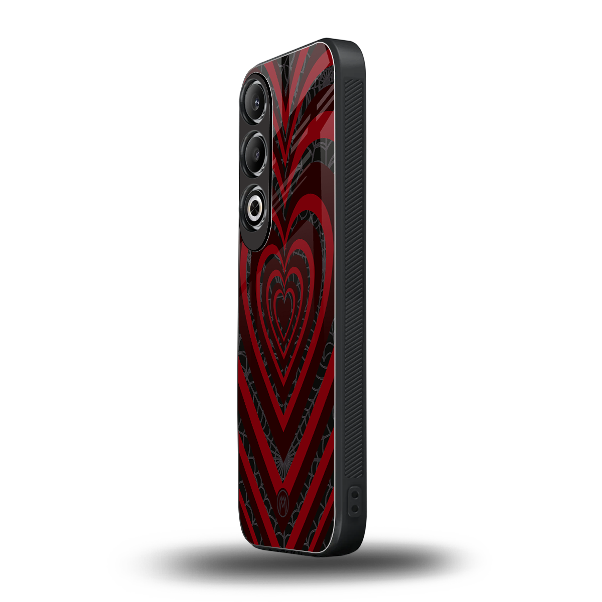 y2k hearts x spider back phone cover | glass case for oneplus nord ce 4