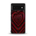 y2k hearts x spider back phone cover | glass case for google pixel 6
